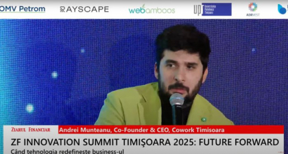 Andrei Munteanu, Cowork Timişoara: Cred că cuvântul cheie pe care trebuie să ne concentrăm este colaborarea. Prin colaborare putem să punem Timişoara pe o hartă foarte mare