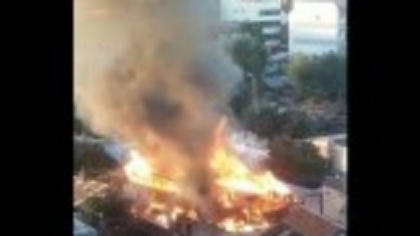 Incendiu la patru imobile din București. Se intervine cu mai multe autospeciale