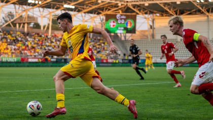 Eroul victoriei cu Danemarca la U19, refuzat în SuperLiga