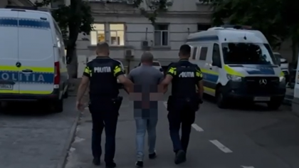 Doljean reținut după ce a tras cu arma în polițiști și și-a terorizat familia