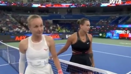 Arina Sabalenka, pusă la grea încercare de o jucătoare care nu vede bine