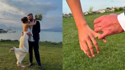 Fiica Ralucăi Moianu și Virgil Boglea s-au cununat religios! Primele imagini cu Mara în rochie de mireasă