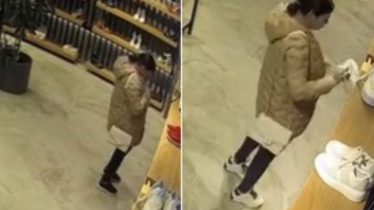 O bucureșteancă și-a lăsat pantofii vechi și a plecat cu cei noi fără să plătească. Magazinul păgubit face haz de necaz: „Codul HOATZA20 pentru 20% reducere” | VIDEO