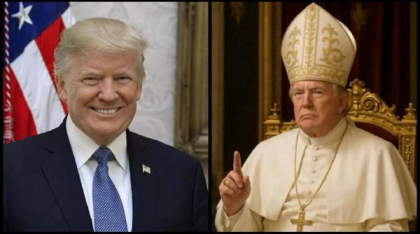 Trump șochează din nou cu imaginea în rolul papei: Trebuie să ne distrăm puțin, nu?