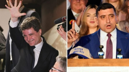 Az exit pollok szerint Nicușor Dan lesz Románia új elnöke. George Simion is győzelmet hirdetett