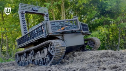 „Furnica“ și Magura W 6, noii roboți de luptă ai Ucrainei FOTO