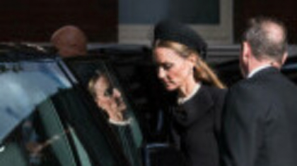 Kate Middleton, apariție elegantă la înmormântarea Ducesei de Kent. Cum arată ținuta purtată de Prințesa de Wales. FOTO