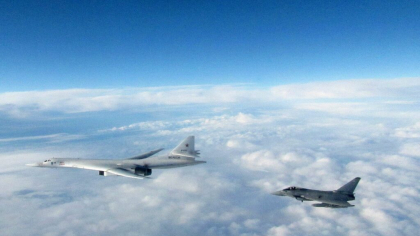 Două avioane britanice au zburat în prima lor misiune de apărare în Polonia. NATO întărește flancurile estice ale Europei pentru a descuraja o eventuală agresiune rusă