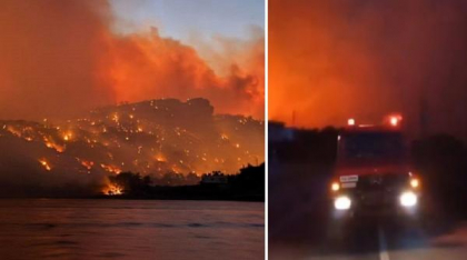 MAE, atenţionare de călătorie pentru Grecia: Risc crescut de incendii de vegetaţie. Peste 1.500 de oameni, evacuaţi din calea focului