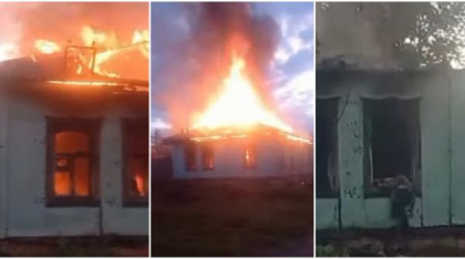 Rușii au atacat cu drone Bucovina, în Cernăuți au fost explozii și o gară a ars. Guvernator: Regiunea carpatică a fost atacată iar