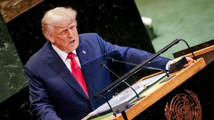 Incidente în timpul discursului lui Trump, în Parlamentul din Israel. Au intervenit urgent forțele de ordine. Cum a reacționat președintele SUA (VIDEO)