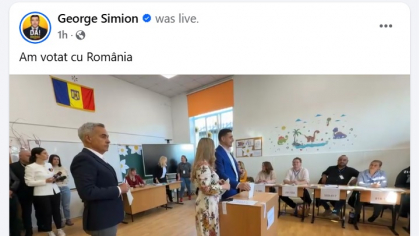George Simion și-a redeschis conturile de TikTok și Facebook în ziua alegerilor prezidențiale 2025, turul 2
