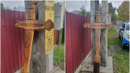 Un bărbat din Neamț este cercetat după ce a furat crucea soacrei sale. De ce a făcut acest lucru