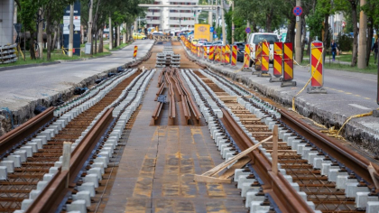 Compania de Transport Public începe modernizarea căilor de rulare a tramvaielor! Proiectul are o valoare de peste 6,4 milioane de lei