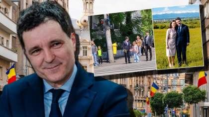 Nicușor Dan, surprins cu fetița lui în drum spre școală după ce a devenit președinte. Cei doi au fost însoțiți de un agent SPP