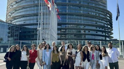 Cursanţii Antena Academy, în băncile din Parlamentul European: au avut o lecție de democrație live