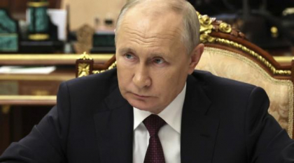 Elicopterul lui Putin ar fi fost atacat cu drone în timpul vizitei din regiunea Kursk