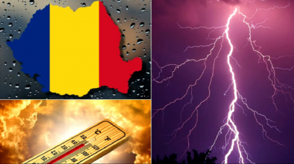 Noi fenomene meteo vor lovi România după valul de caniculă! Ce avertizări au transmis meteorologii