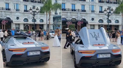 Românii pe care criza nu îi atinge: Mașina de lux a unui bucureștean a făcut senzație la Monaco. Oamenii s-au oprit s-o pozeze