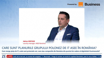 ZF Live. Adrian Năstase, ASEE Solutions România: Piaţa de IT din România rămâne puternică, dar nivelul salarial este deja la maximum. E puţin probabil să mai crească salariile. Salariile din România sunt în general mai mari decât în Polonia – cu circa 15%