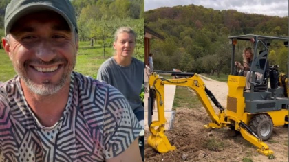 Ce fac în fiecare dimineață Dragoș Bucur și Dana Nălbaru de când s-au mutat la țară: „E un moment foarte frumos”. După ce și-au cumpărat porc, vor și cai