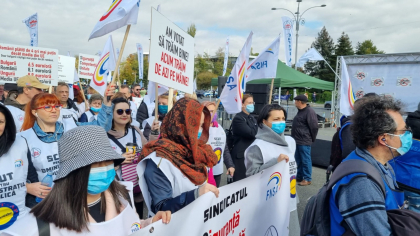 Sindicaliştii din administraţie vor protesta în Capitală. Vor avea discuţii cu premierul Ilie Bolojan