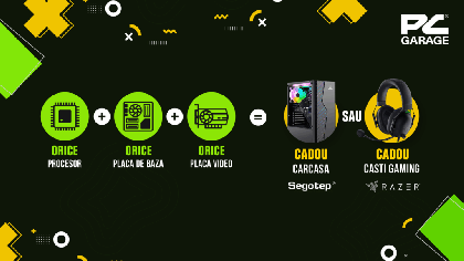 PC Garage te echipează gratuit -căști Razer Blackshark V2X sau carcasă Segotep Nova V1 Black