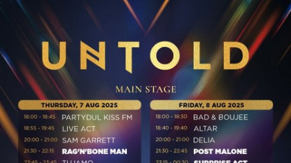 Organizatorii unuia dintre cele mai mari festivaluri din lume anunță lista artiștilor care vor ajunge  la ediția aniversară Untold X