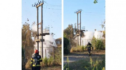 Craterul din Amara s-a mărit la 40-50 de metri. Persistă pericolul de explozie