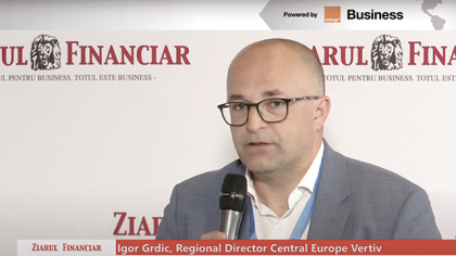 ZF Live Special. DataCenter Forum 2025. Igor Grdic, director pentru Europa centrală, Vertiv: Asistăm la o ascensiune a Europei de Est - vine vremea noastră. Anticipez o creştere a investiţiilor în regiune, pur şi simplu este cursul firesc al lucrurilor