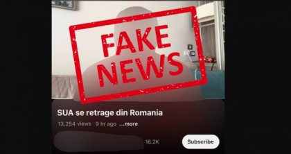 MApN respinge două noi falsuri distribuite masiv în mediul online: instituirea stării de mobilizare și retragerea soldaților americani din România