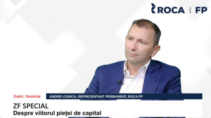 Bursă.  Andrei Cionca, RocaFP: Accesul la capital pentru Fondul Proprietatea va fi ultima problemă. Provocarea rămâne sustenabilitatea proiectului investiţional