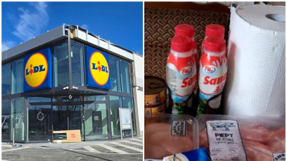 O româncă, dezamăgită de coșul de cumpărături de la Lidl. Ce produse a cumpărat de 130 de lei