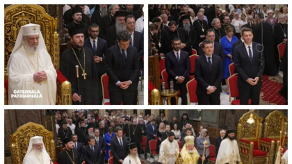 Preşedintele Nicuşor Dan a participat la Sfânta Liturghie oficiată cu ocazia zilei de naştere a Patriarhului Daniel