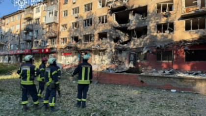 O noapte de groază în capitala Ucrainei: rachete, drone, incendii și zeci de răniți în urma unui nou atac masiv al Rusiei asupra Kievului