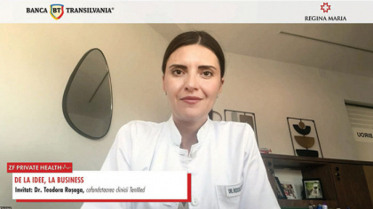 ZF Private Health. Teodora Roşoga, cofondatoarea clinicilor TenMed: Ne dorim să mărim baza de pacienţi. Luăm în calcul o extindere în viitor