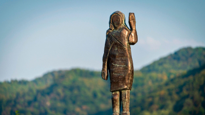 Melania Trump, lăsată fără statuie