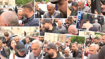 Călin Georgescu, baie de mulţime la semnarea controlului judiciar. Fanii au scandat Călin Georgescu președinte!” și „Călin Georgescu, te iubim!”