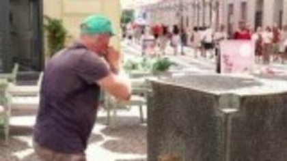 Temperatura uriașă înregistrată la umbră, în Calafat. Oamenii s-au răcorit în fântânile arteziene