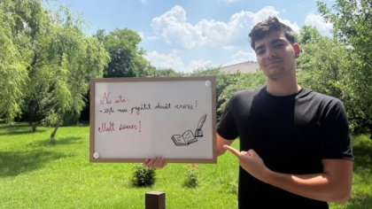 Mesajul unui elev de 10 la Bac pentru cei dintr-a opta care dau Evaluarea Națională: „Nu uitați asta și va fi bine!”