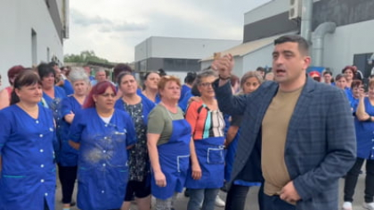 Prima ieșire a lui Simion în public după turul 1. A fost întâmpinat cu „Trăiască, domnu președinte!” VIDEO