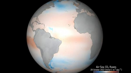 Sateliții dezvăluie modul în care oceanele și mările absorb carbonul cu detalii fără precedent