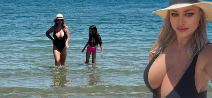 Sânziana Buruiană, îngrozită de prețurile de pe Litoral! Cât a dat pe niște bezele la magazinul lui Răzvan Botezatu?! „Scump rău!” Sexy mămica face furori, în valuri, la 41 de ani!