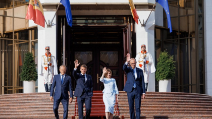 Merz, Macron și Tusk, la Chișinău: Europa va fi mai puternică cu Moldova. Ce spun despre inițierea negocierilor pe primul cluster