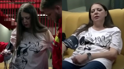 Clipe cumplite pentru Rita Mureșan. A fost chemată amblanța în platoul emisiunii Un Show Păcătos