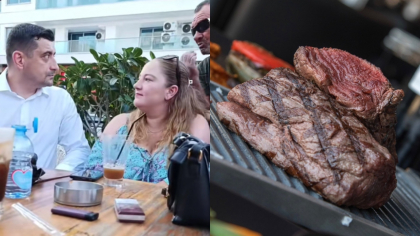 Cât costă o friptură de vită Wagyu la restaurantul de lux unde George Simion s-a întâlnit cu susținătorii săi din Cipru. Prețurile sunt halucinante