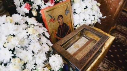 Brâul Maicii Domnului, purtat în pelerinaj pentru prima dată la Biserica „Înălțarea Domnului” din Ploiești