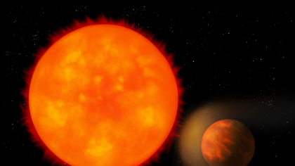 O planetă-gigant a fost recent descoperită de specialiști. Este atât de aproape de steaua în jurul căreia gravitează, încât „se distruge singură”