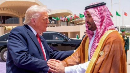 Cu ce melodii a fost întâmpinat Donald Trump în Arabia Saudită de prințul Mohammed bin Salman