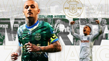 Mitriță, debut mare la Zhejiang: dublă și assist. Românul, direct în istorie